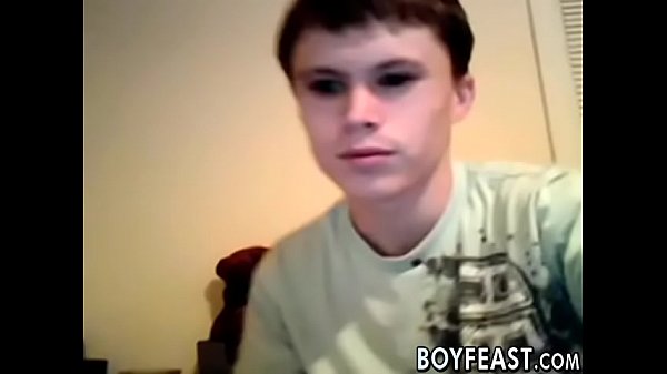 Twink teases with his cock and jerks off 