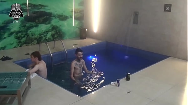 Threesome_with friends in_the motel pool_Part 3