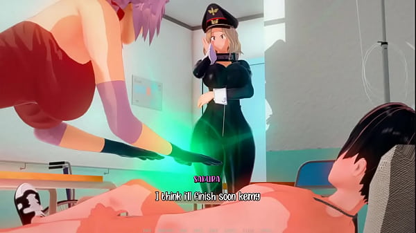 Sakura gives handjob scene