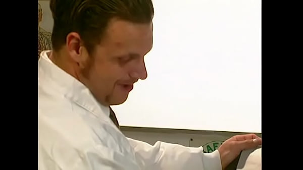 Play MP4 - Lustful doctor fucked a long-haired redhead chick in white stockings on an examination chair and cum on her face