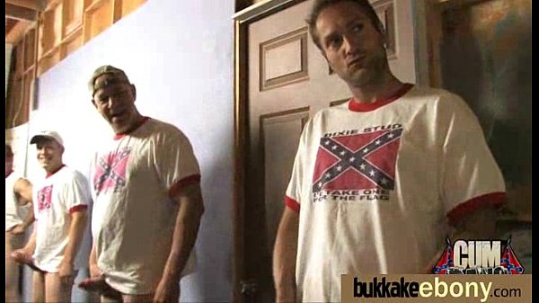 Dirty Ebony Whore Banged And Covered InCum Interracial9