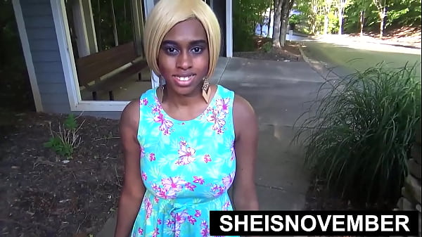 Msnovember Sucking Cock In_Road Sloppy Blowjob Ebony Teen