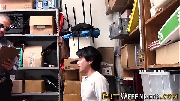 Thief sucking black dick