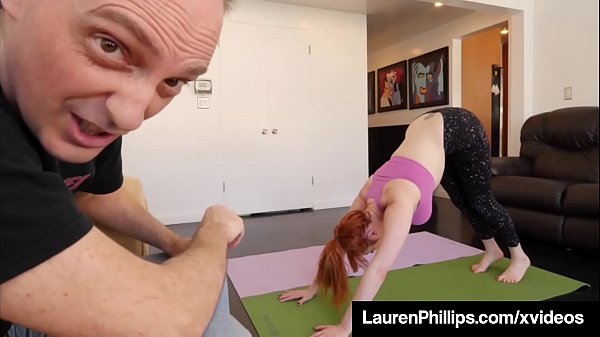 Play MP4 - Horny Yoga Instructor Ties Up Busty Red Head Lauren Phillips