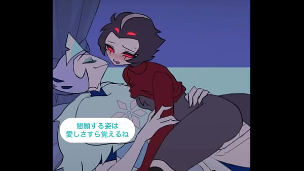 Helluva boss snowyowl (stolas with andrealphus) and they fuck eachother and have hot sex 