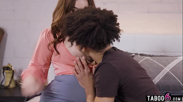 Play MP4 - Huge boobs MILF stepmom Natasha Nice fucks her young black stepson