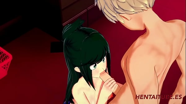 My Hero Academia Hentai - Inko Blowjob Bakugou thumbnail