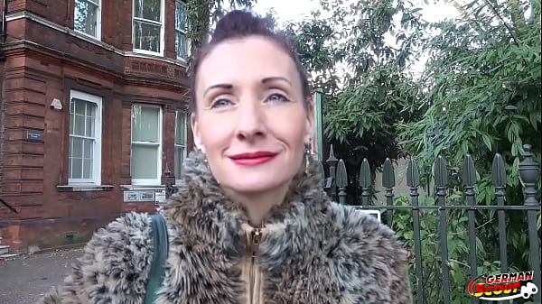 German Scout - Thin Granny With Red Hair Seduce To Sex At Real Pickup thumbnail