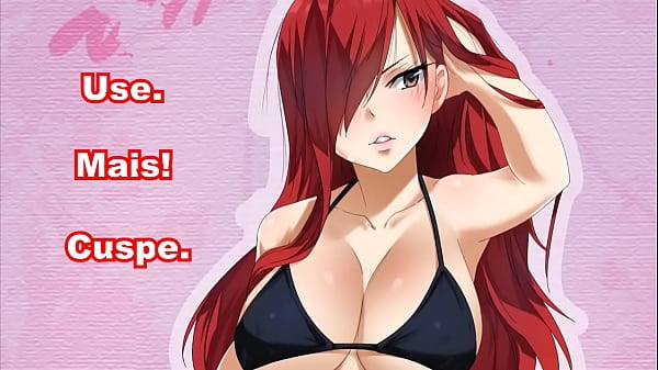 Hentai Anime Joi_Erza Scarlet Titânia pega vocêespiando Pt Br