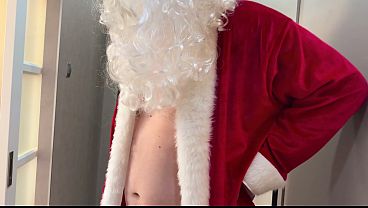 Santa claus on new year fucks mrs claus and swears dirty missionary doggy style reverse cowgirl pov