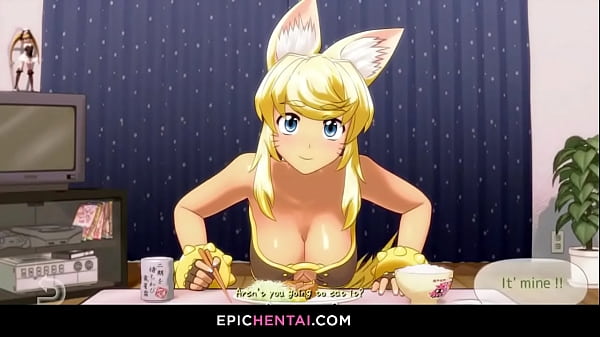 Blonde wolfgirl isby yourside all day