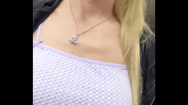 Asian girl masturbates in elevator and someone came in