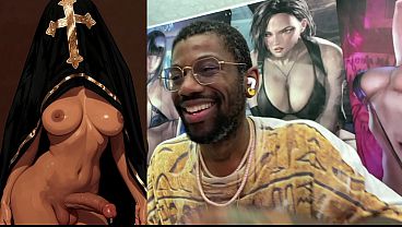 Devoted Transgender Church Follower Leaking Holy Pre-cum, Ai Generated thumbnail