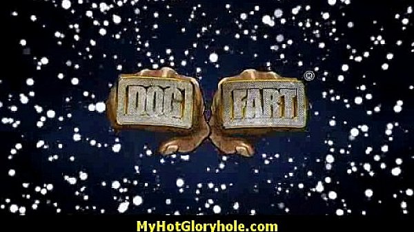 Hottie sucks and fucks black cock for cusmhot at gloryhole 16 