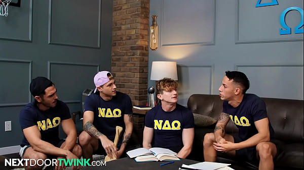 Twink fratboy Plegdes Bang Out Masters 