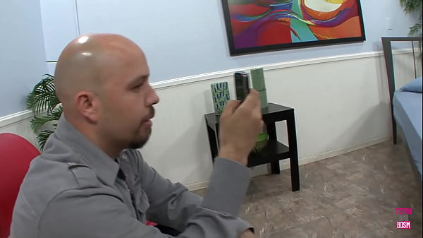 The husband feels uneasy seeing his fair-haired wife, Darci, engage in sexual activity with a guy who has tattoos 