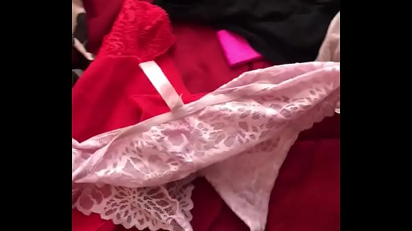 Going Through wifes_sexy panties while shes at work