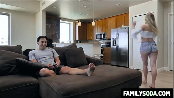 Play MP4 - Stepdaughter walks around with her ass h&period; out