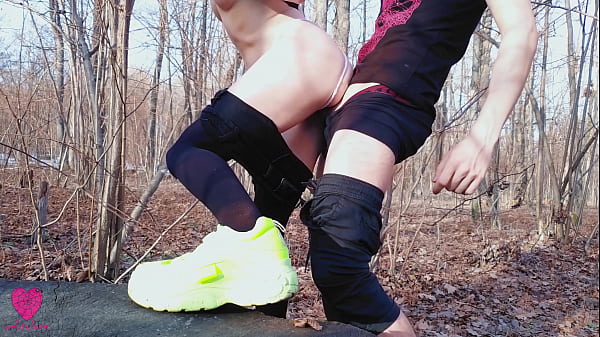 Play MP4 - Real public sex with a slim beauty in a forest grove of a city park in an early clear warm spring