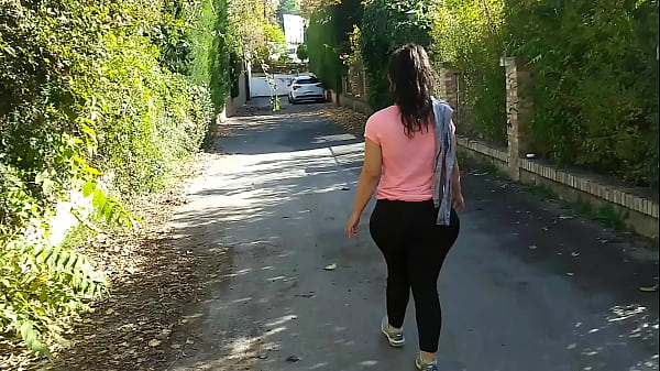 Public Street, Curvy Brunette Flashing Tits And Blowjob For Money thumbnail