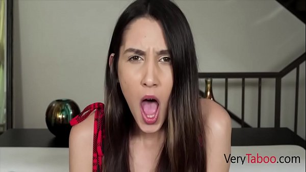 My Teen Skinny StepSister Wants_To Watch Tv And_Fuck