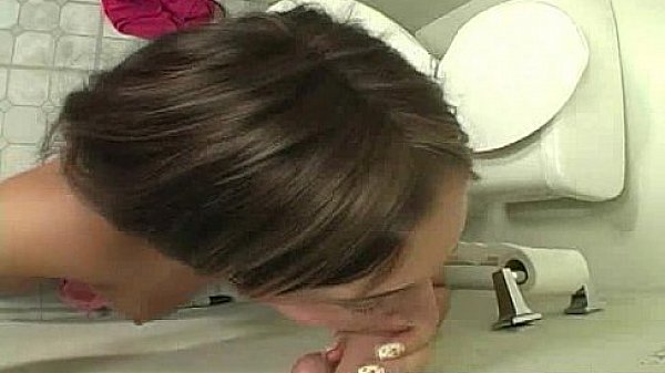 Sexy brunette Lux May in lingerie gives sensual wet blowjob 