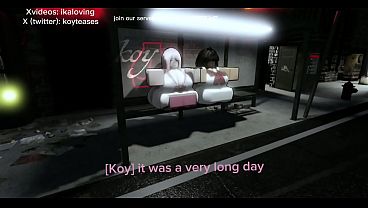 Two slutty school girl taking bbc - Roblox