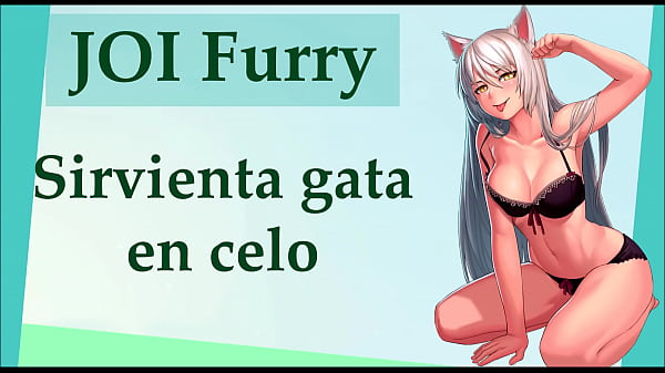 Play MP4 - JOI Furry hentai&period; Sirvienta maid en celo&period;