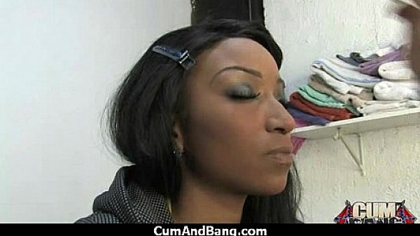 Interracial group blowjob from a ebony slut 6 