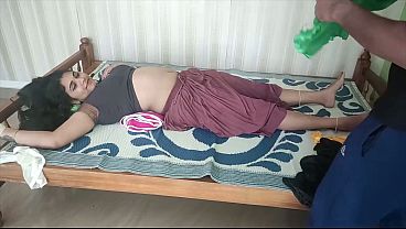 Bdsm Bondage Delight: Tied Hands And Legs On Bed Ends, Chocolate Indulgence From Navel Part-1 thumbnail