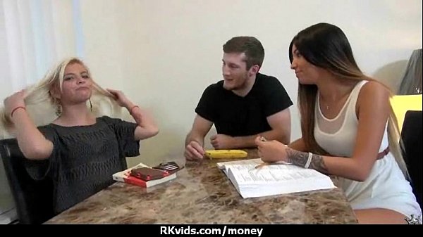 Tight teen fucks_a man infront of the camera forcash 15