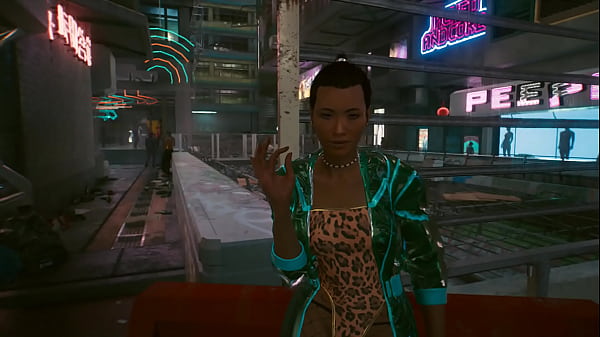 Cena de sexo com puta no jogo Cyberpunk sem cortes - Cena completa sem edi&ccedil;&otilde;es 