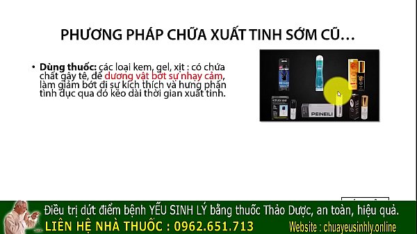 yeu sinh ly, xuat tinh som 