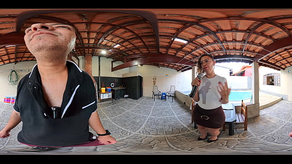 Reporter strips naked live on air after being caught during her report. 