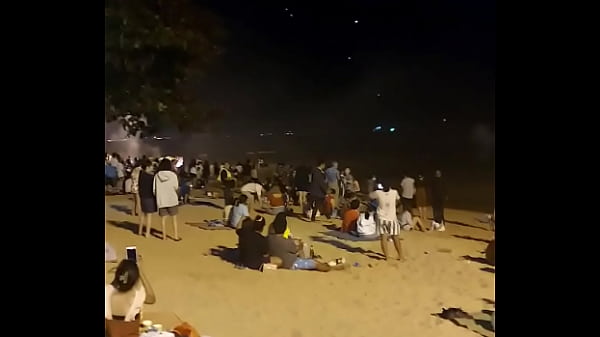 Beautiful thai ladyboy on the beach 