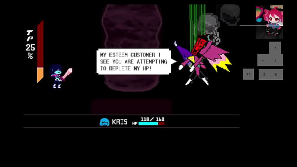 Spamton neo es follado por joven de pelo largo y muchacha negra con dientes grandes 