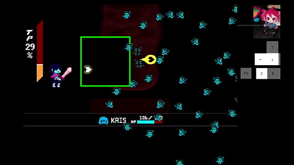 Spamton neo es follado por joven de pelo largo y muchacha negra con dientes grandes