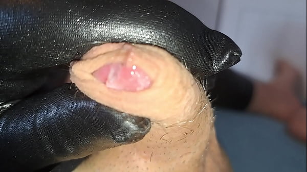 Sextri In Bathroom Cumming And Showing Off thumbnail