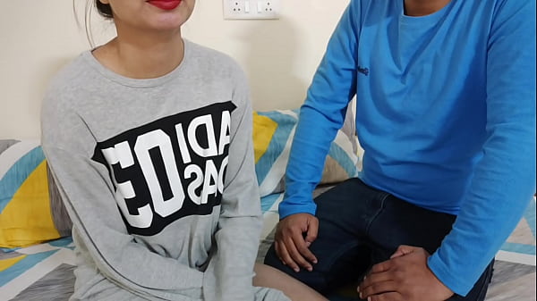 step Bro first sex after impressing in clear Hindi voice 