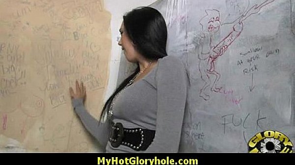Gloryhole With A Nasty Wild White Girl Interracial 6 