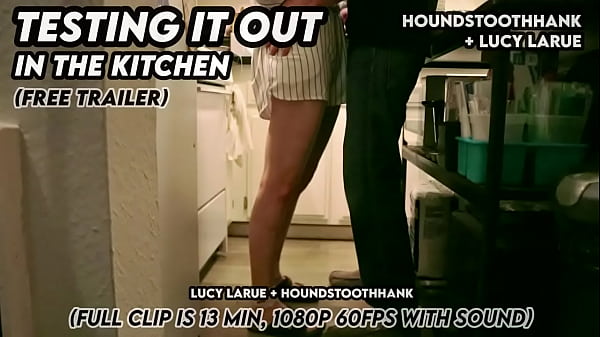 Testing it out in the kitchen