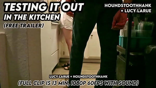 Testing it out in the kitchen 