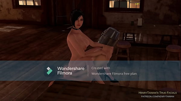 ADA WONG FUCKED BY A MASSIVE COCK AT A BAR 