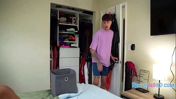 Tongue fucking my tiny stepsister's twat