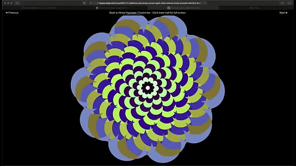 Flashing shapes transformation visuals conversion pov 
