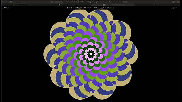 Flashing Shapes Transformation Visuals Conversion POV 