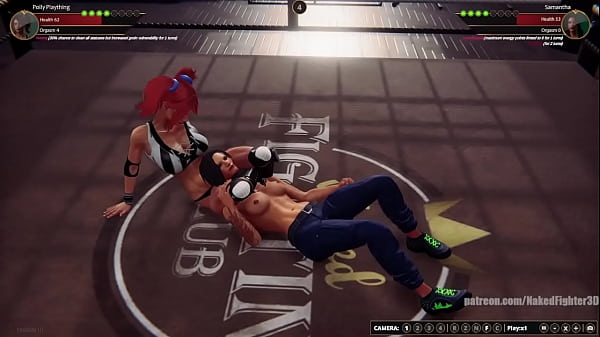 Polly PlaythingVS Samantha Naked Fighter 3D