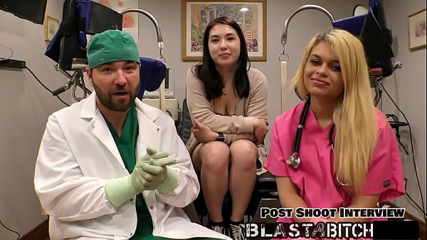 Mina moon's back gets blasted with cum 