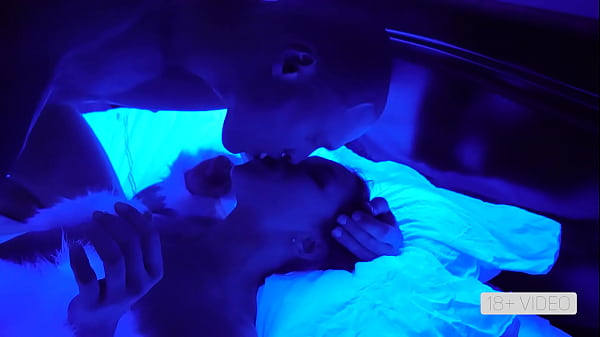 Shining white kitty cat fucks hard inthe dark.Mia Bandini.