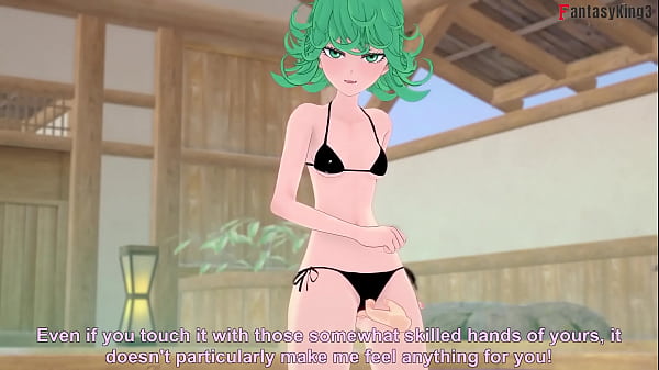 Tatsumaki fucking in the hot springs 